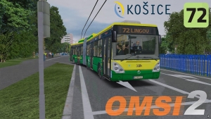 OMSI 2 Košice, L72 Myslava, Grunt - Lingov & Irisbus Citelis 18M CNG #3304