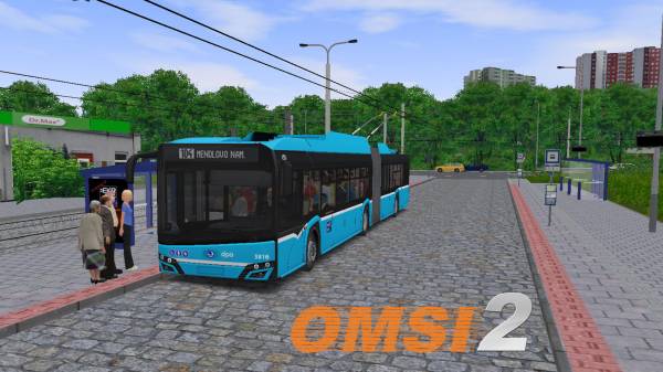 OMSI 2 &Scaron;koda 27 Tr Solaris (Trollino 18), repaint DPO, map Brno-Li&scaron;eň