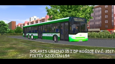 OMSI 2 Solaris Urbino 15 I DP Košice, Fiktiv Szczecin L54